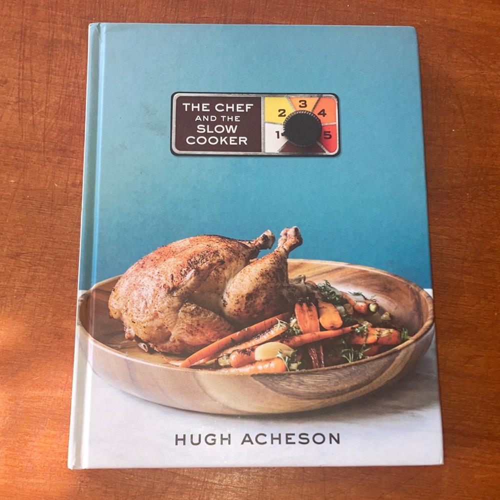 🍞🔪 THE CHEF AND THE SLOW COOKER Hardback Cookbook 2017, Hugh Acheson 🍳🥖